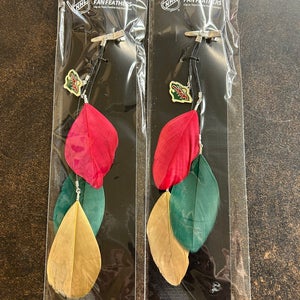 MN Wild Fan Feathers - 2pack