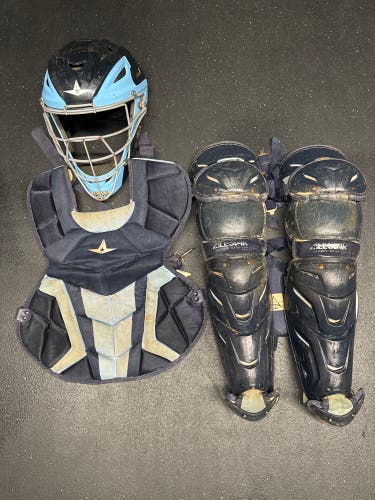 Used  All Star System 7 Axis Catcher's Set