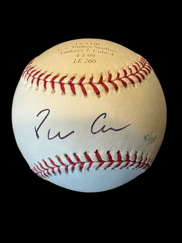 Robinson Cano NY Yankees 1st Home Run Yankee Stadium LE Signed Baseball #87/260 MLB Authenticated