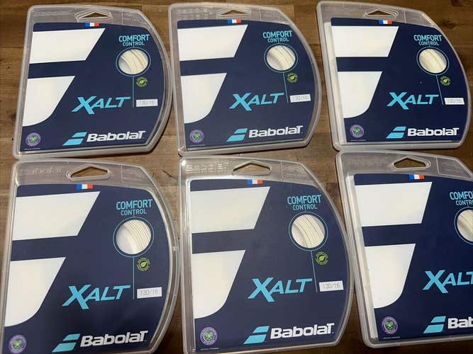 New 6 Sets of Babolat Xalt 16g Multifilament  GOING OUT OF BUSINESS SALE