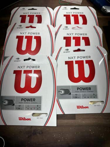 New 6 Sets of Wilson NXT POWER 17g