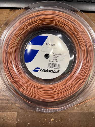 New Reel of Babolat RPM Soft 16g.  660'  FREE SHIPPING!
