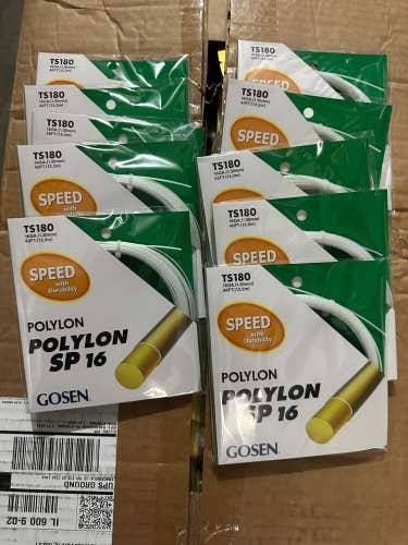 New 10 Sets of Gosen Polylon SP 16 Super White color!