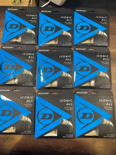 New 9 Sets Dunlop Iconic All 16g. Multifilament  Made in Japan!   Make an Offer!