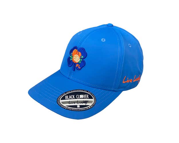 NEW Black Clover Live Lucky Florida Classic Blue Adjustable Golf Snapback Hat