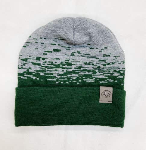 Cap America Eagles Beanie One Size Fits Most Green Gray RKS12