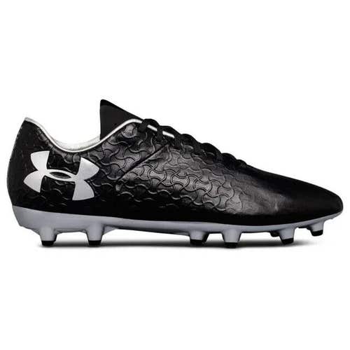 Under Armour UA Magnetico Pro FG Soccer Cleat Shoes Color Black Silver Size 5.5