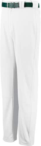 Russell Athletic Youth Unisex 234DBBK Size XS White Boot Cut Baseball Pants NWT