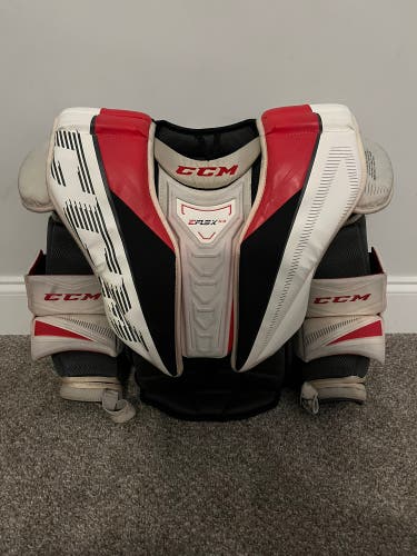 Used CCM Eflex 5.9 INT Large Goalie Chest Protector