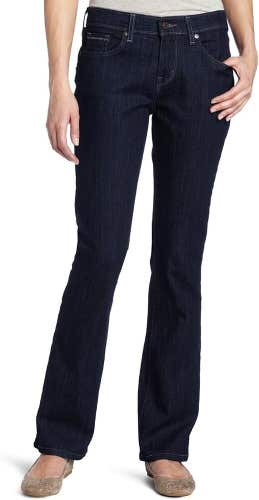 Levi's Womens 515 Size 8 Dark Blue Midrise Bootcut Denim Jeans NWT