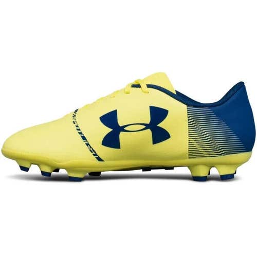 Under Armour UA Spotlight DL FG JR Youth Soccer Cleat Shoes Yellow Size 3.5Y