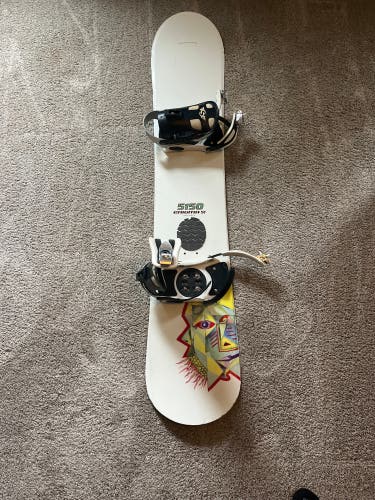 Used Men's 5150 With Bindings Medium Flex True Twin Snowboard