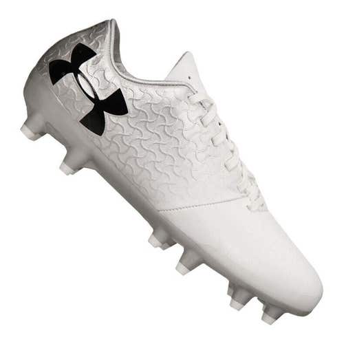 Under Armour UA Magnetico Select FG JR Youth Soccer Cleat Shoes Color White 1.5Y