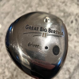 Used Men's Callaway Right Handed Stiff Flex Loft 8 Great Big Bertha II Driver