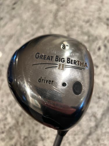 Used Men's Callaway Right Handed Stiff Flex Loft 8 Great Big Bertha II Driver