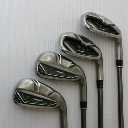 Used TaylorMade RBZ Right Handed Iron Set 4 Pieces Graphite Shaft (Misc...4,5,9,PW)