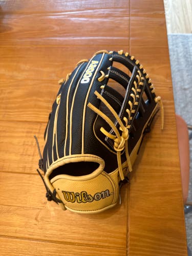 Wilson A2000 1810 black interior/ tan Accent 12.75 Brand New with tags Free Shipping