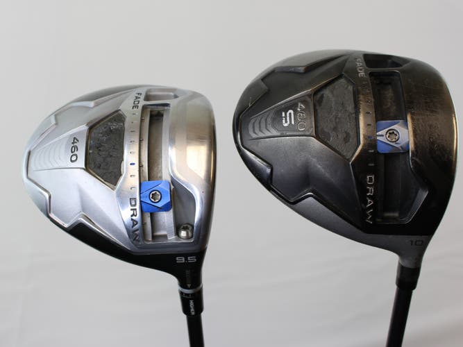 Used TaylorMade SLDR 460 Driver 9.5 and 10.0 Right Handed (Pair of 2) Driver