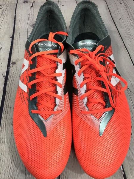 NEW New Balance Men's FG Soccer cleats MSFURFOT Orange Grey Size 8 M