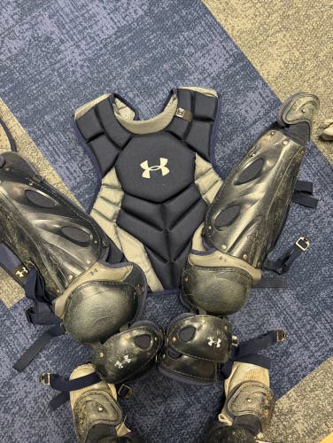 Used  Under Armour Catcher's Set