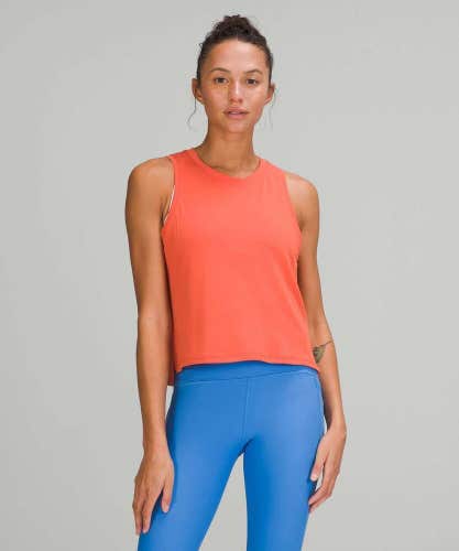 Lululemon TRAIN TO BE TANK Warm Coral WMCO Size 10 - NEW