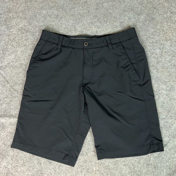 Under Armour Mens Shorts 34 Black Golf Casual Pockets 10" Outdoor Summer Light