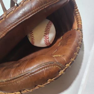 Used Right Hand Throw Nokona Catcher's CM500K -PROBuckaroo Baseball Glove 34"