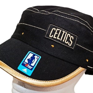 Vintage Women Boston Celtics NBA Basketball Cap - Urban Military Cadet Hat 2011