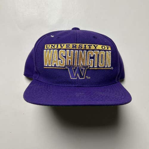 Vintage University of Washington Huskies Sports Specialties Snapback Hat Cap
