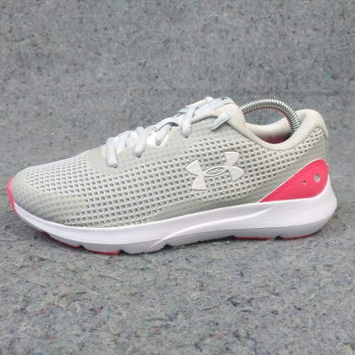 Under Armour Surge 3 Womens 7 Running Shoes Athletic Trainers Gray Pink