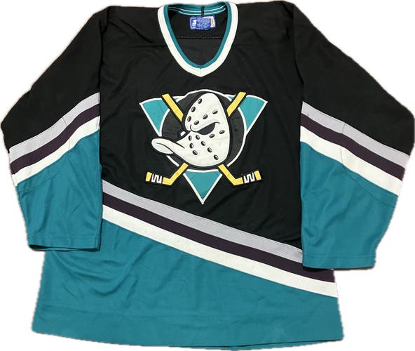 Anaheim Mighty Ducks Blank Fashion STARTER NHL Hockey Jersey Size M