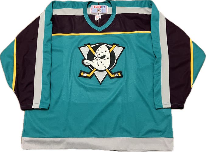 Anaheim Mighty Ducks Blank CCM NHL Hockey Jersey Size 2XL