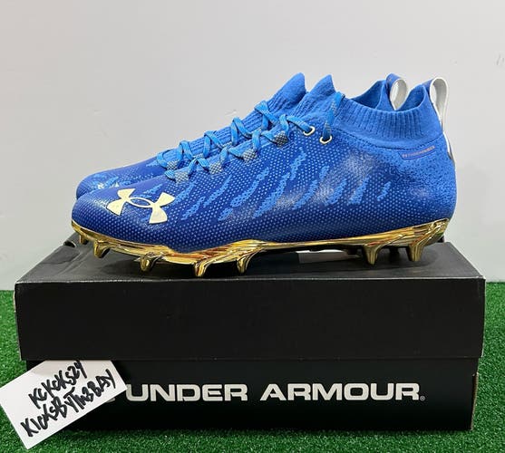 Under Armour Spotlight Lux MC Football Cleats Blue Size 12.5 UCLA 3023961-403