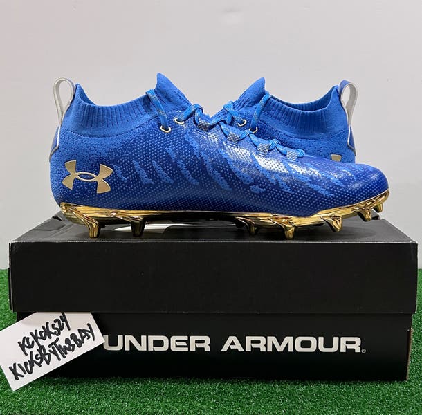 Under Armour Spotlight Lux MC Football Cleats Blue Size 12.5  display picture 2
