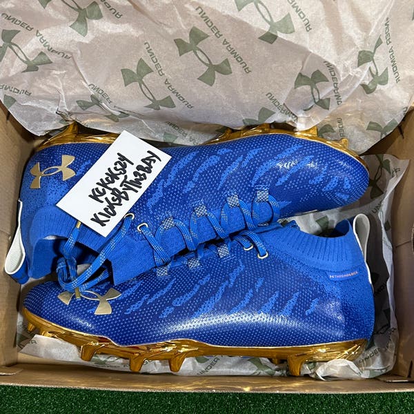 Under Armour Spotlight Lux MC Football Cleats Blue Size 12.5 UCLA