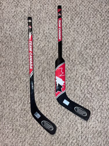 Sher-Wood Team Canada Mini-Sticks Full Composite Player And Goalie