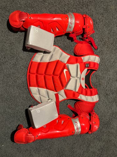 New Nike Vapor Catchers chest protector with Force3 leg guards