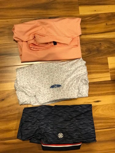 Mens Straight Down & G/Fore Golf Lot Men Medium