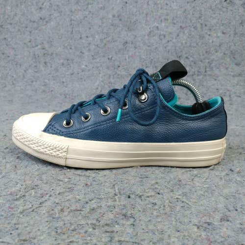 Converse All Star Chuck Taylor Low Womens 6 Shoes Desert Storm Blue Leather