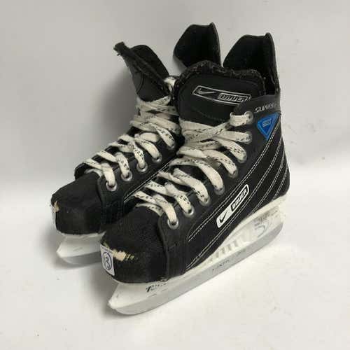 Used Bauer Supreme Select Youth 13.0 Ice Hockey Skates