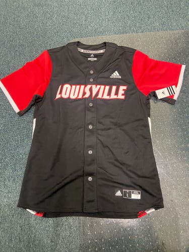 New Adidas Mens Large Louisville Baseball jersey