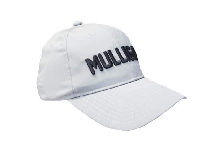 NEW TaylorMade Custom Miami Dad "Mulligan" Gray/Black Adjustable Golf Hat/Cap
