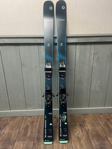 New 2023 Women's Blizzard  152 cm All Mountain Black Pearl 82 Skis With Bindings