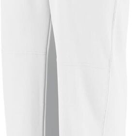 Russell Athletic Youth Unisex 234DBBK Size L White Boot Cut Baseball Pants NWT