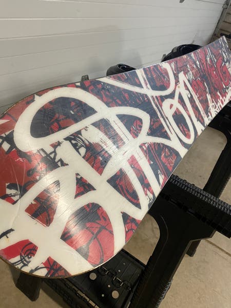 Used Men's Burton Blunt 155cm With Burton Custom Bindings Medium