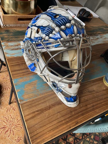 Used Senior Bauer 960 Goalie Mask Pro Stock