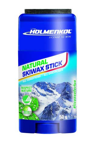 Holmenkol Natural Skiwax Stick 50g for Ski Base Care
