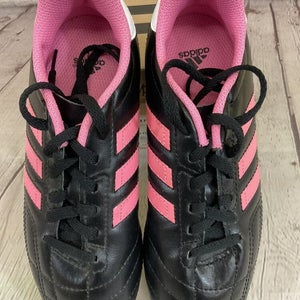 Adidas Performance Goletto IV TRX FG J Youth Soccer Cleat Shoe Black Pink Size 3