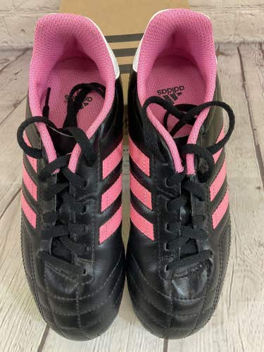 Adidas Performance Goletto IV TRX FG J Youth Soccer Cleat Shoe Black Pink Size 3