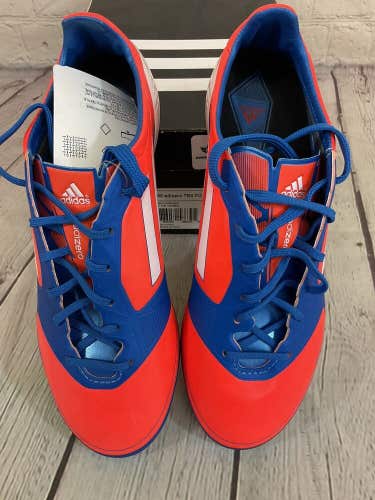 Adidas F50 adizero TRX FG J SYN Soccer Cleat Shoes Colors Red Blue White